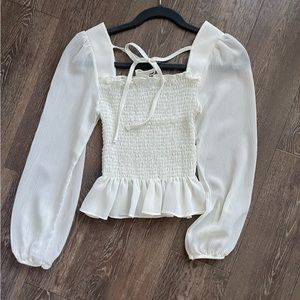 Oak + Fort Peplum Top